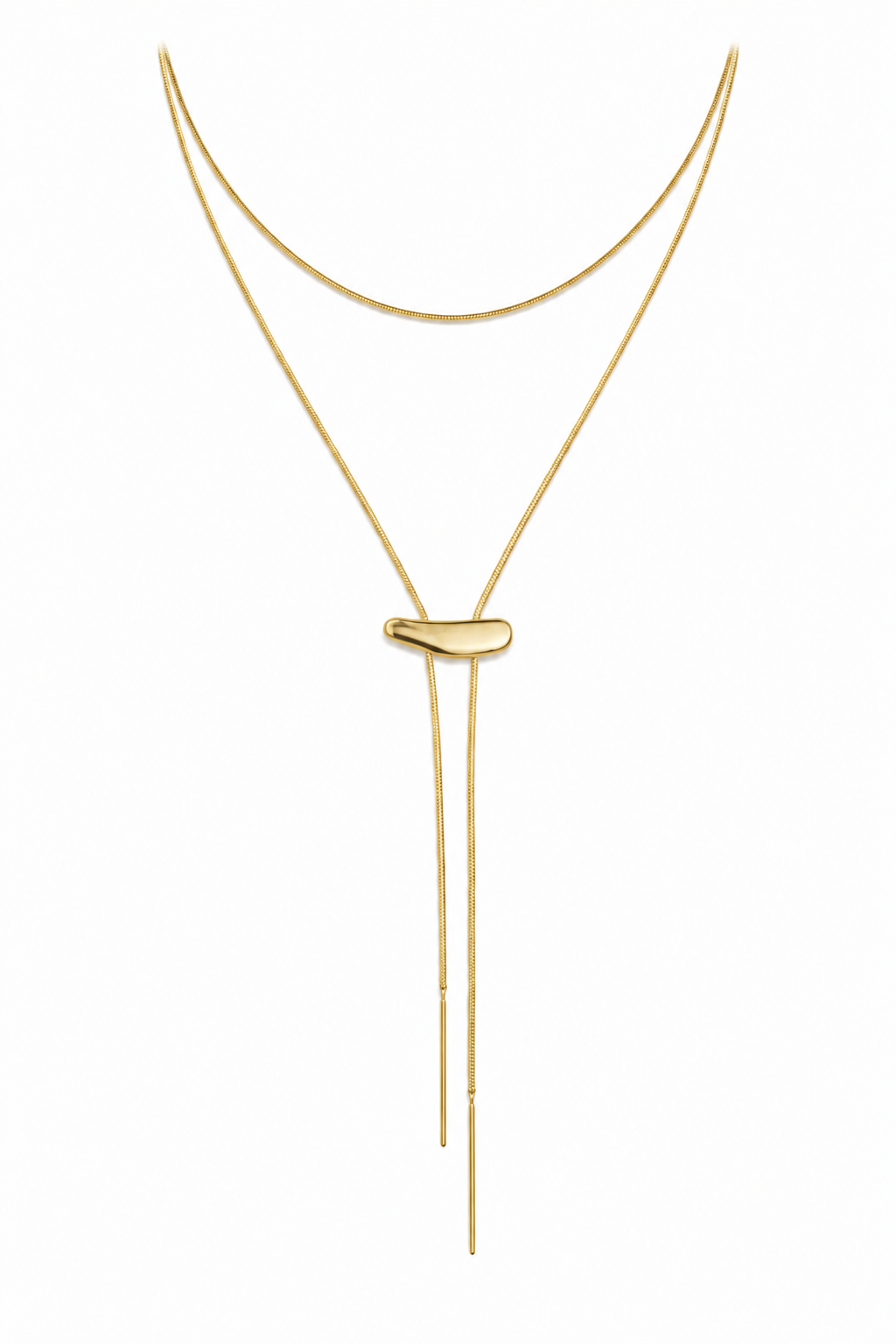 Two Tone Bolo Necklace