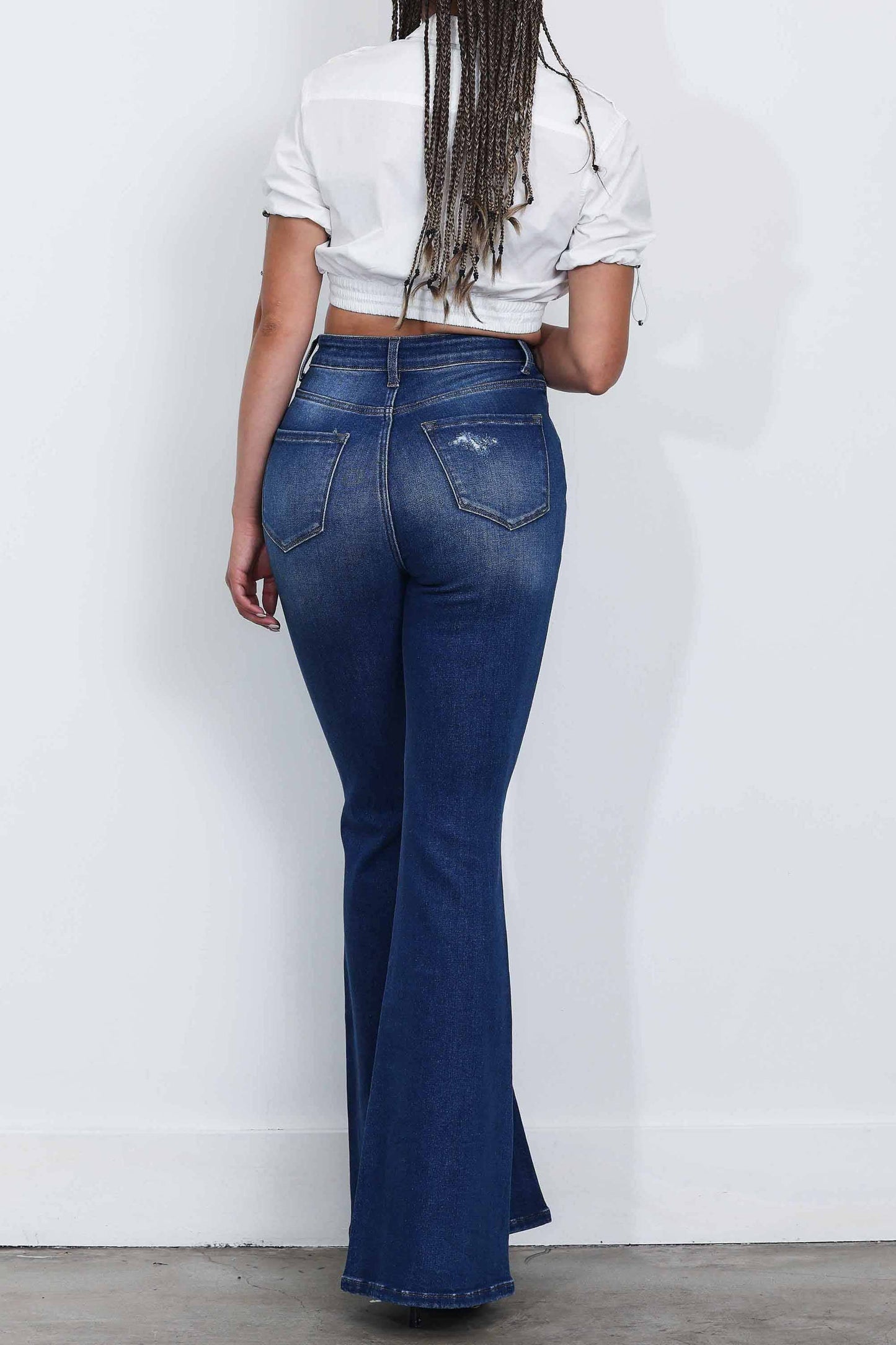 High-Rise Flare Jeans