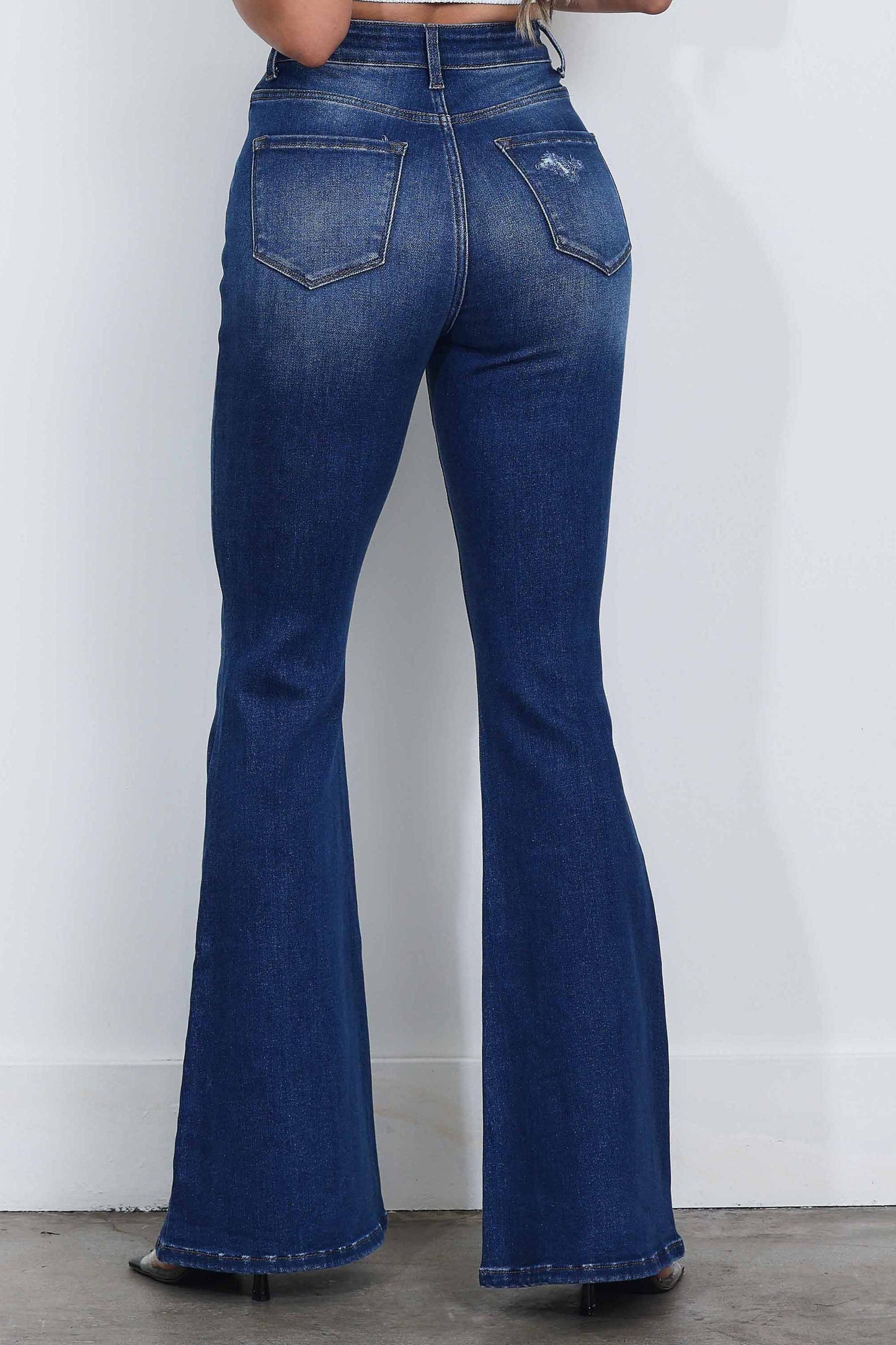 High-Rise Flare Jeans