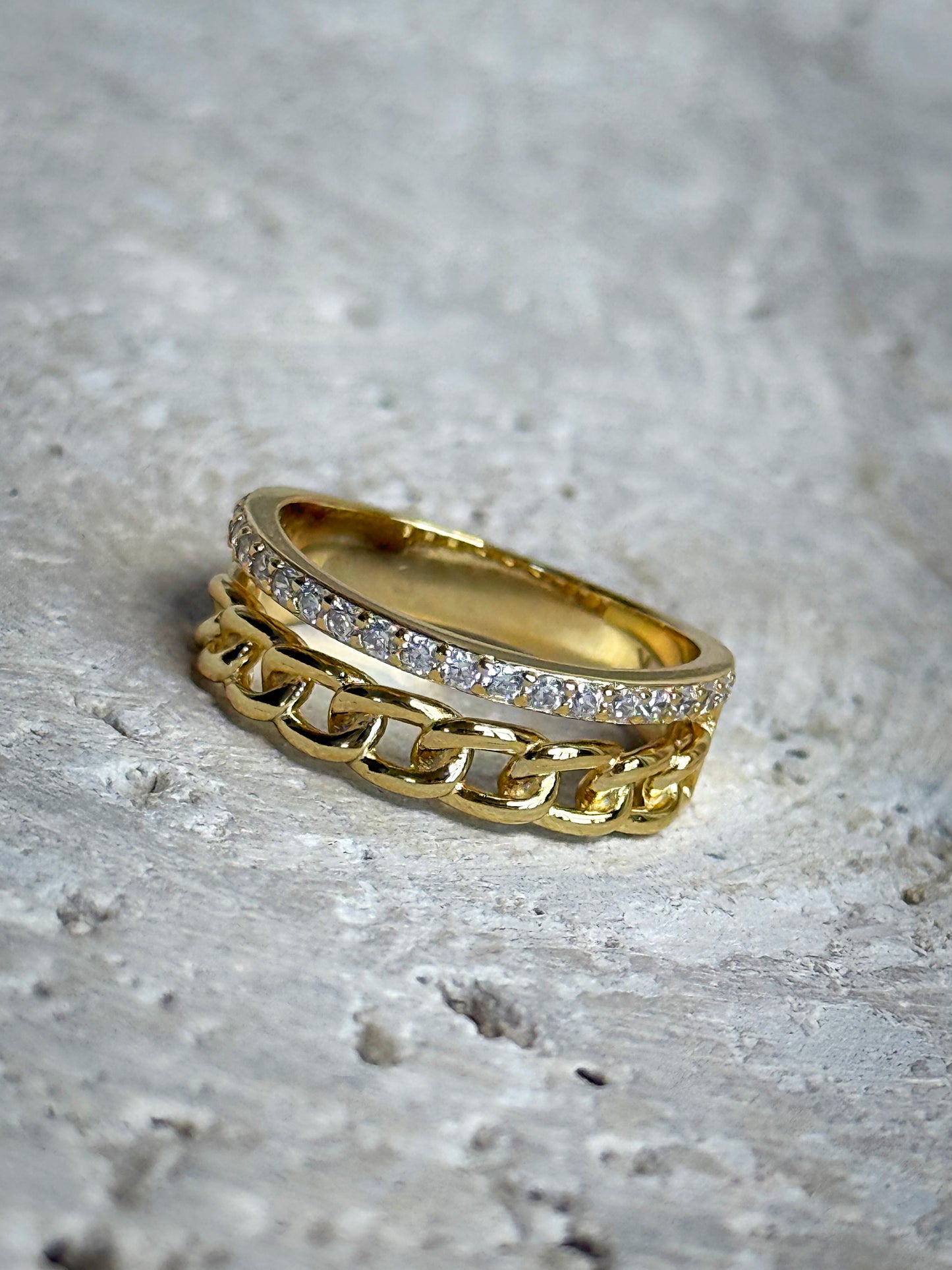 Jolene Cz Chain Ring
