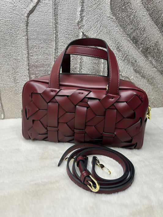 Burgundy Genuine Leather Bag