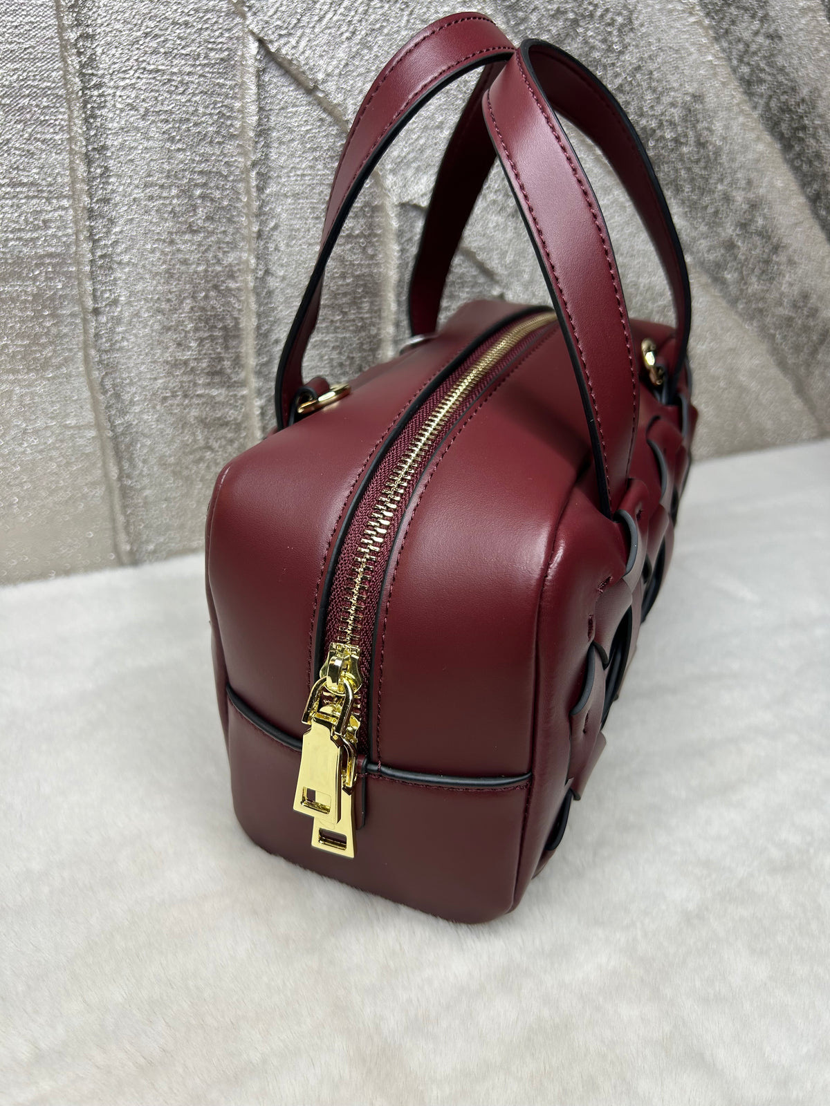 Burgundy Genuine Leather Bag
