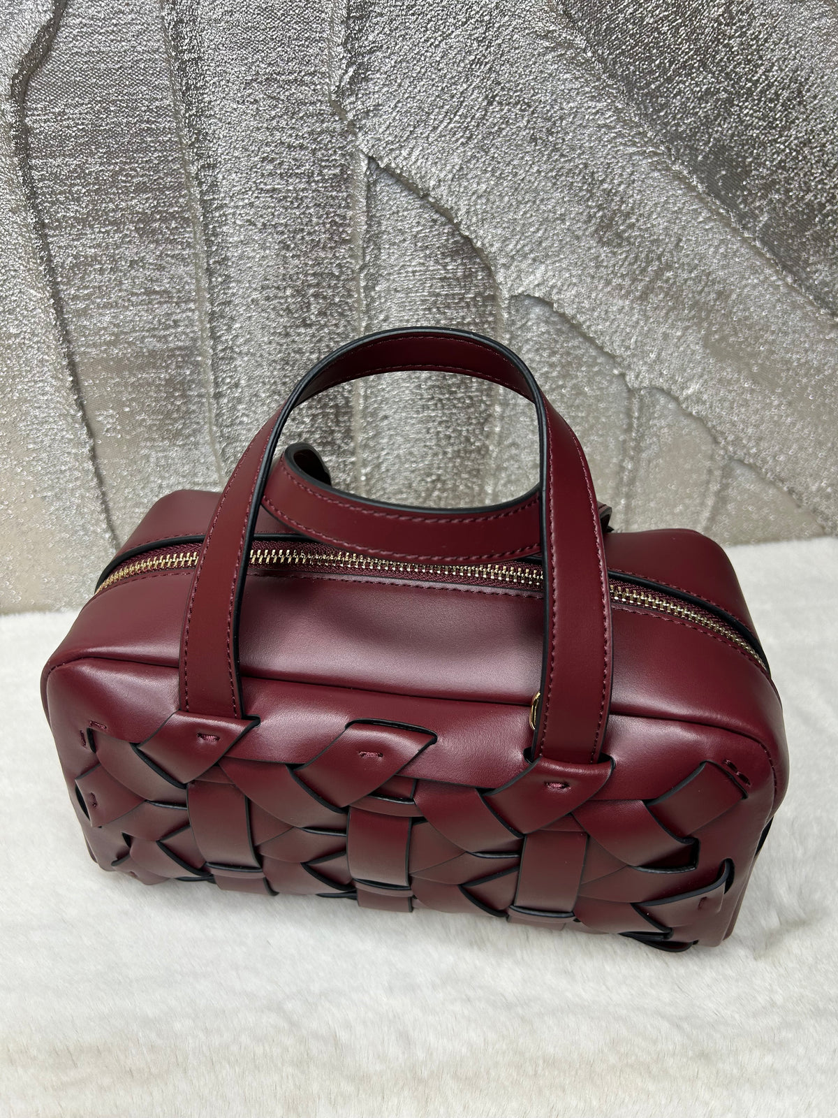 Burgundy Genuine Leather Bag
