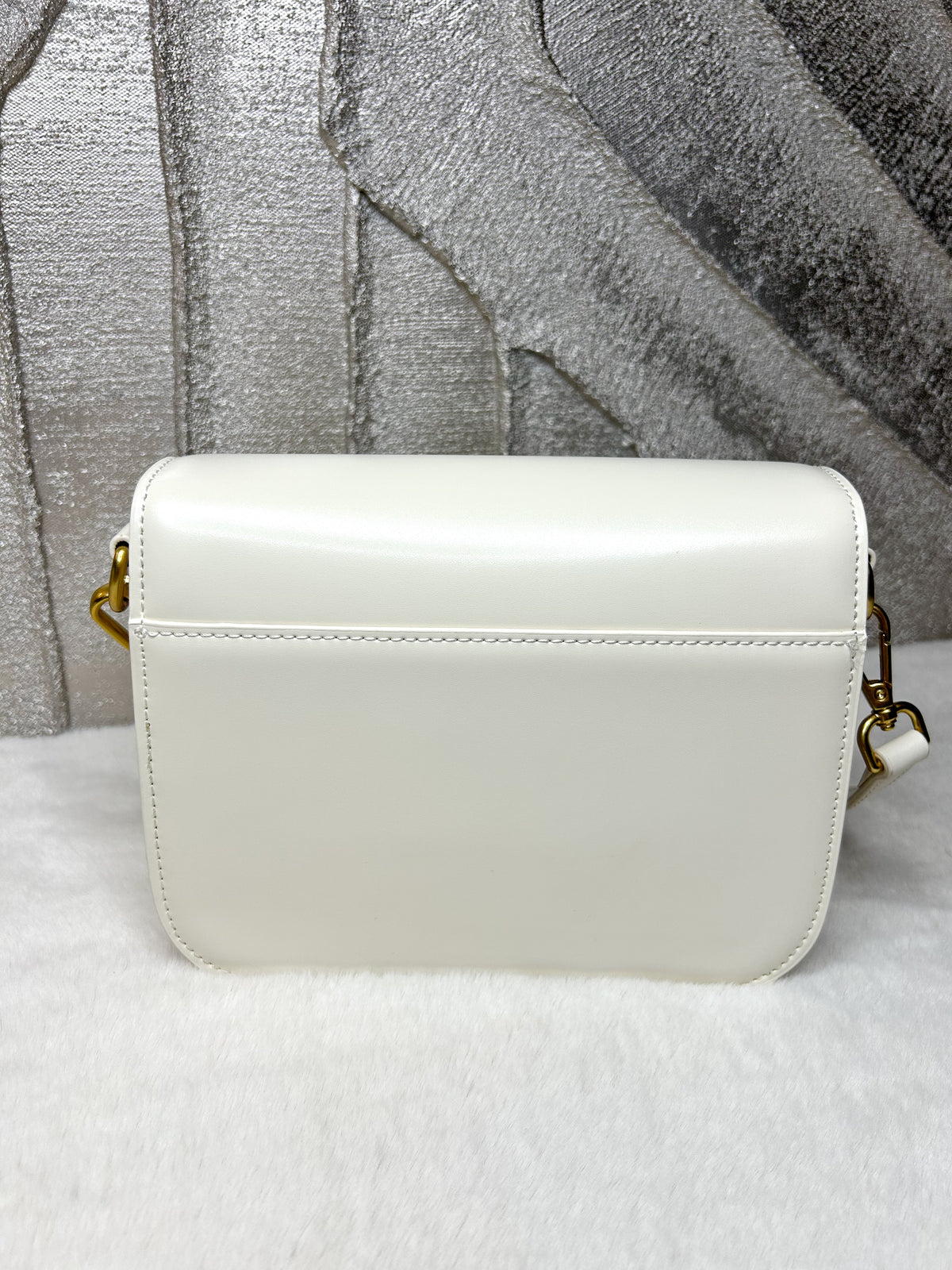 Geniue Leather Cream Bag