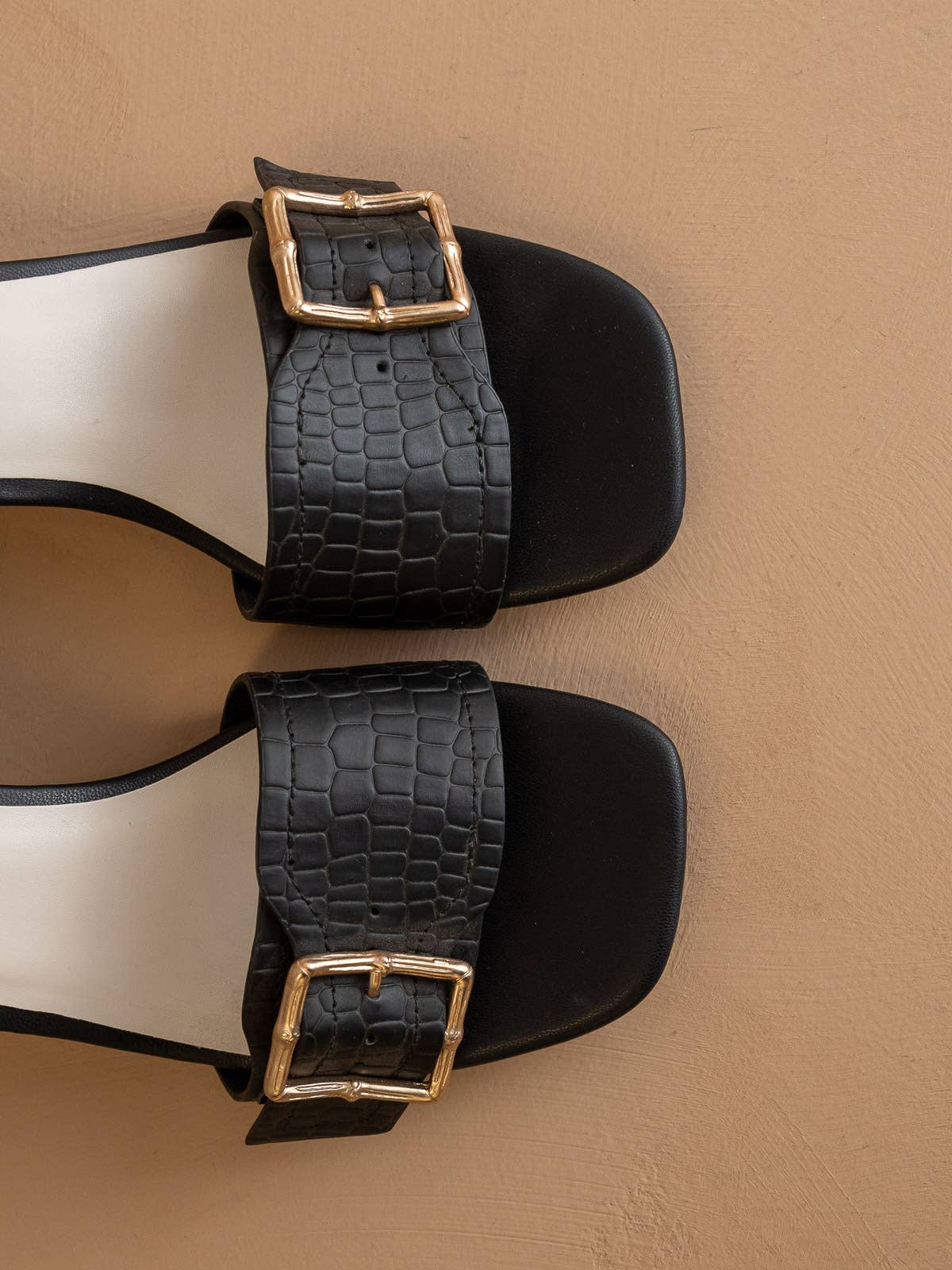 Bamboo Buckle Sandal