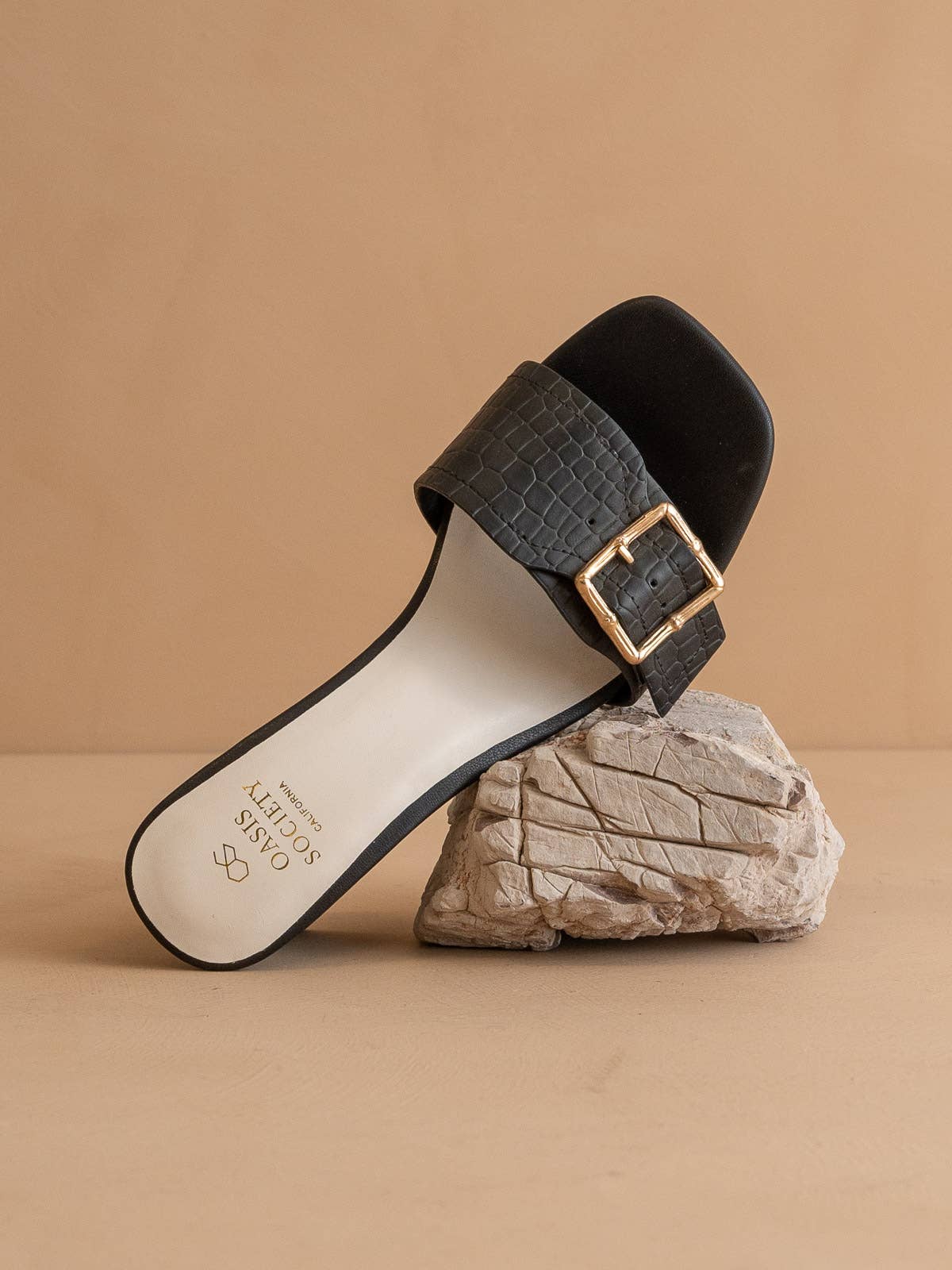 Bamboo Buckle Sandal