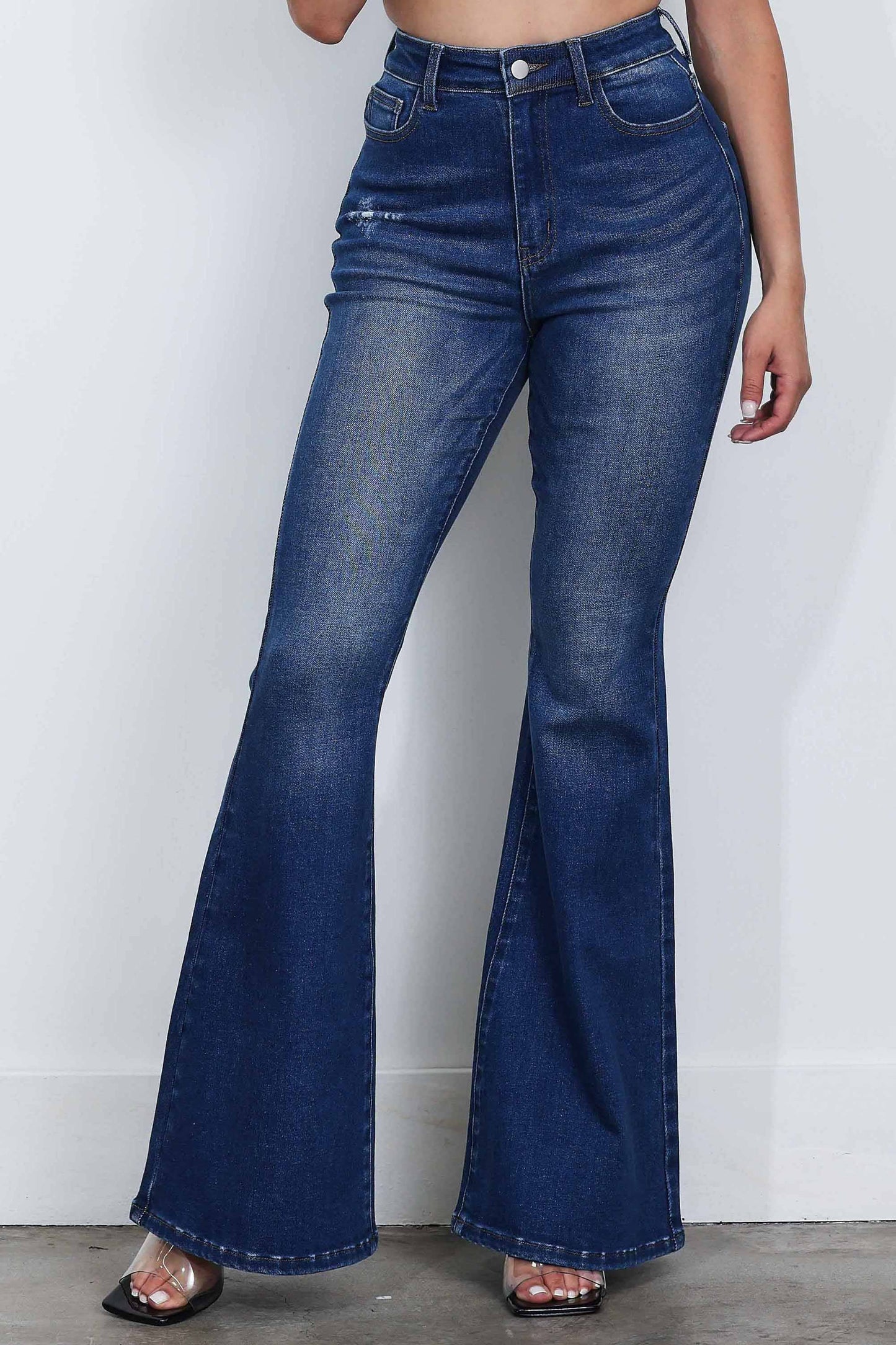 High-Rise Flare Jeans