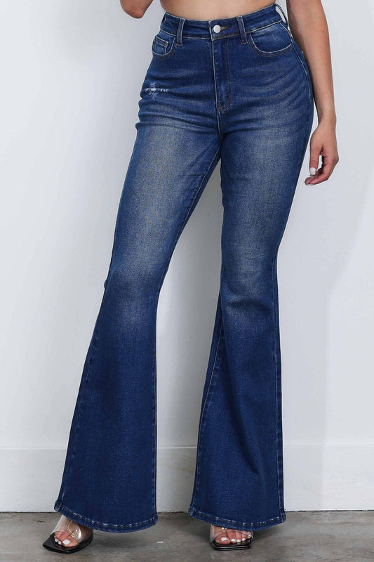 High-Rise Flare Jeans