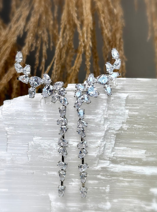 Adalee CZ Statement Earring